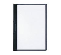 Durable 221701 Archivo clipado Duraclip A5, papel duro, hasta 30 hojas A5, negro, paquete de 25