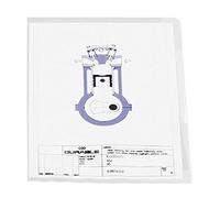 Durable 233419 Bolsa de plástico transparente A4, bolsa de 10 piezas