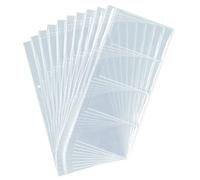 Recambio fundas duraclip visifix para tarjetero bolsa de 10 hojas capacidad 8 tarjetas por hoja