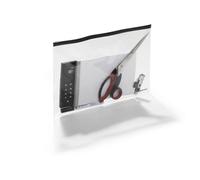 Durable 247901 bolsa con cremallera A4, bolsa con 5 piezas, transparente