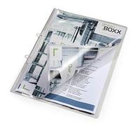 Durable 251219 Archivo transparente y cristalino de vista A4 hecho de lámina blanda, para A4, 223 x 313 mm, transparente, paquete de 25