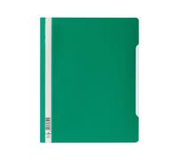 Durable 257005 Carpeta con tapa transparente,ancha, 50 piezas, verde