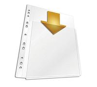 Durable 266719 Funda de archivo para catálogos A4 Maxi, bolsa con 5 piezas, transparente