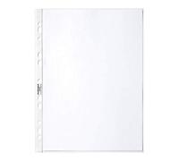 Durable 266819 - Paquete de 100 portafolios de plástico A4, transparente