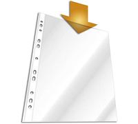 Durable 267219 Fundas multitaladro BUSINESS A4 crystal clear pp bolsa de 100 (DIN A4 Business, 0,05 mm)