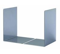 Durable 324323 Apoya-libros Metal S, set de 2 piezas, plata