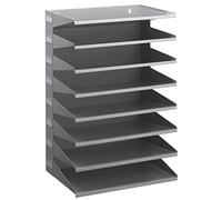 Durable 336110 Estante de clasificación (con 8 estantes), para mesa o pared, gris