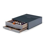 Durable 338358 Caja para café COFFEE POINT BOX S para organizar cápsulas de café, sobres de azúcar,cucharillas, servilletas, bolsas de té y mucho más, antracita