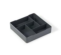 Durable 338658 Compartimento con separadores para servir café, dispensador de cápsulas de café/bolsas de té/barritas de azúcar, antracita