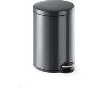 Durable 341258 Cubo de pedal de metal redondo 20, con dispositivo de bajada automática y cubo interior extraíble 20 L, 1 pieza