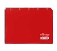 Durable 365003 Registro de control A - Z (A5 transversal) 1 pieza, rojo