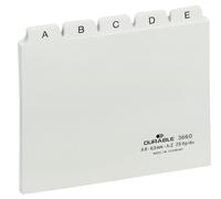 Durable 366002 lengüeta de índice separador alfabético con pestaña
