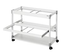 Durable 379210 System File Trolley 200 Multi Duo, gris | Carro colgante con 2 niveles, marco inferior extensible, para aprox. 200 carpetas, 897 x 715 x 432 mm