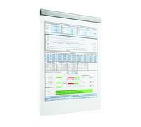 Durable 470623 Riel Durafix 210 mm, banda autoadhesiva para sujeción magnética de documentos A4 retrato y A5 paisaje, bolsa de 5 piezas, plata