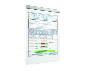 Durable 470623 Riel Durafix 210 mm, banda autoadhesiva para sujeción magnética de documentos A4 retrato y A5 paisaje, bolsa de 5 piezas, plata