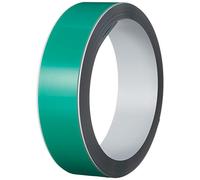 Durable 471502 Cinta magnética (autoadhesiva, 3,5 cm x 500 cm), cinta blanca con lámina protectora verde