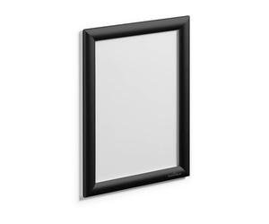 Durable 479601 - Marco plegable de aluminio A4 para pegar/atornillar, 1 unidad, color negro