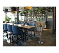 Durable - 479923 portacartel y stand de información A3 Aluminio, Plástico, Acero Plata