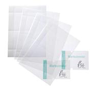 Durable 483219 Película para escribir en la computadora Recambio de Crystal Sign, 148 x 148 mm, para etiquetas Durables para puertas 4822, bolsa de 10 hojas, transparente