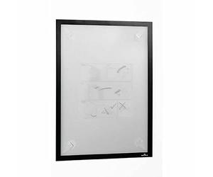 Durable 484401 Info Frame Duraframe Wallpaper (A3, con cierre magnético, incluye tiras adhesivas para superficies sensibles, removibles sin residuos) 1 pieza, negro