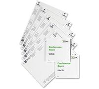 Durable 485202 Etiqueta de inserción para las etiquetas de la puerta Info Sign and Click Sign, 149 x 148.5 mm, bolsa de 10 piezas, blanca