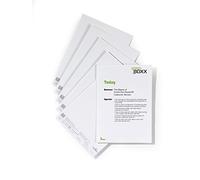 Durable 485602 Etiqueta de inserción para las etiquetas de las puertas Info Sign and Click Sign, 210 x 297 mm, bolsa de 10 piezas, blanca