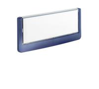 Durable 486007 Identificador para puertas CLICK SIGN A4 149x52,5 mm, para pegar o atornillar, azul oscuro