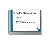 Durable 486137 Identificador para puertas CLICK SIGN 149x105.5 mm, para pegar o