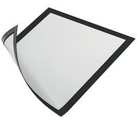 Durable 486901 Marco informativo Duraframe Magnético (A4, marco magnético para superficies metálicas) 5 unidades, negro