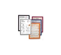 Marco Porta Anuncios Durable Magnetico Din A4 Dorso Adhesivo Removible Color Plata Pack De 2 Unidades