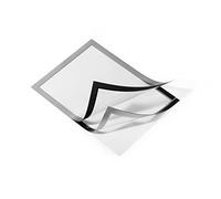 Durable 487223 Marco informativo Duraframe (A4, autoadhesivo con cierre magnético) 2 unidades, plata