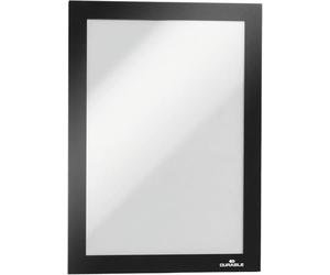 Durable 488101 Marco informativo Duraframe (A5, autoadhesivo con cierre magnético) 10 piezas, negro