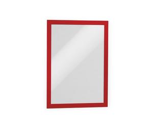 Durable 488203 Marco informativo Duraframe (A4, autoadhesivo con cierre magnético) 10 unidades, rojo