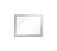 Durable 494823 Marco informativo Duraframe Magnético (A6, marco magnético para superficies metálicas) 5 piezas, plata