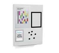 Durable 500110 Duraframe Magnetic Board S (tablero magnético que incluye marco de información e imanes) gris, 450 x 600 x 15 mm