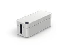 Durable 503010 Caja para regleta de enchufe y cables Cavoline Box L (para regletas de enchufe de 5 vías, con patas de goma, 406 x 139 x 156 mm (ancho x alto x fondo)) gris claro