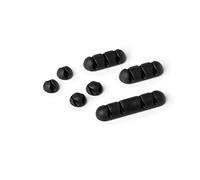Durable 504137 Juego de clips para cables Cavoline Clip Mix (autoadhesivo, para 1, 2, 3 o 4 cables cada uno), 7 piezas, grafito