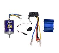 Durable 540 cepillado Motor 45A ESC Set Kit para 1/10 RC Buggy Truggy Truck Crawler (azul)