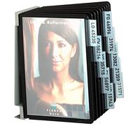 Durable 550701 Sistema de paneles de pared (Vario Wall 10, con 10 paneles de pantalla A5) negro