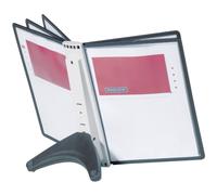 Durable 554001 Soporte de mesa Sherpa Soho 5, con 5 paneles negros, antracita/ne