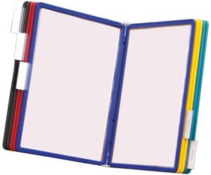 Durable 556700 Clasificador de pared VARIO WALL 10 con 10 paneles de visualización A4 multicolor