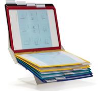 Durable 557900 Sistema de paneles de visualización multifuncionales (Vario Pro 10, con 10 paneles de visualización A4) multicolor