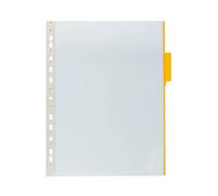 Durable 560704 Panel de pantalla Panel de funciones A4, bolsa de 5 piezas, amarillo