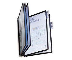 Durable 581001 Soporte de pared Sherpa con 5 paneles de visualización, gris/negro