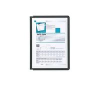 Durable 581201 Paneles de exposición Sherpa A5, 5 piezas, negro