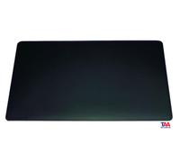 Durable 710301 Almohadilla de escritorio Hunke und Jochheim con ranuras decorativas, PVC, 650 x 520 mm, 2 mm, negro