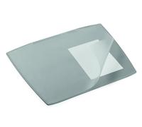 Durable 720110 Artwork Desk Pad (with Transparent Cover, 650 x 520 mm) Grey grey