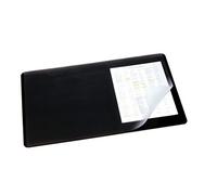 Durable 720201 almohadilla de escritorio (con recubrimiento transparente, 530 x 400 mm) 1 pieza, negro