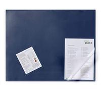 Durable 720307 Almohadilla de escritorio resistente (con recubrimiento transparente, 650 x 520 mm) 1 pieza, azul oscuro