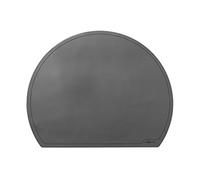Durable 729501 Almohadilla de escritorio media redonda (650 x 520 mm) negra